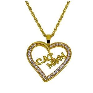 CAT MOM GOLD NECKLACE